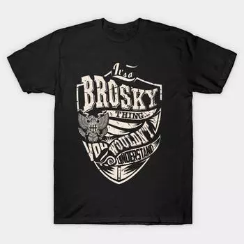 Men Black Print T-shirt Super Large TShirt its-a-brosky-thing No Cut Transfer Paper Print Cotton Tshirt S чёрный