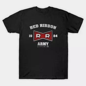 Men Black Print T-shirt Super Large TShirtRed Ribbon Army No-Cut Transfer Paper Print Cotton Tshirt 2XL чёрный