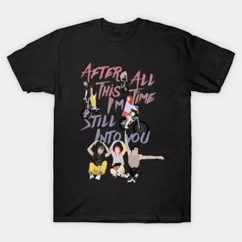 Men Black Print T-shirt Super Large TShirt still-into-you No-Cut Transfer Paper Print Cotton Tshirt S чёрный