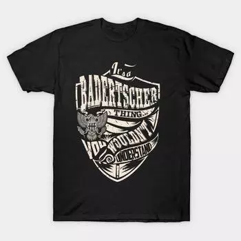 Men Black Print T-shirt Super Large TShirt its-a-badertscher-thing No Cut Transfer Paper Print Cotton Tshirt 4XL чёрный