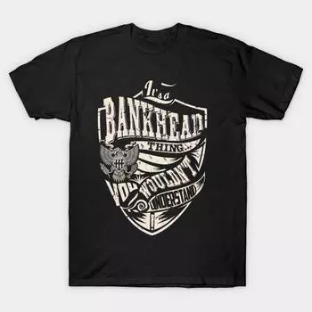 Men Black Print T-shirt Super Large TShirt its-a-bankhead-thing No Cut Transfer Paper Print Cotton Tshirt 2XL чёрный