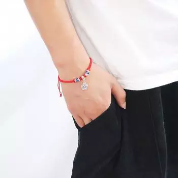 Men Blue Evil Eye String Charm Adjustable 9 Styles Wrist Jewelry Beads Bangles Braided Bracelet 3