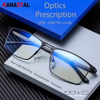 Men Blue Light Blocking Reading Glasses Myopia Prescription Eyeglasses Frames Women Optical Lenses Computer Eyewear Sunglasses Anti blue 0