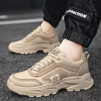 Men Casual Platform Sneakes Hiker Vulcanized Shoes Tennis Tackie Zapatillas Hombre Sweat-Absorbant Breathable 39 чёрный