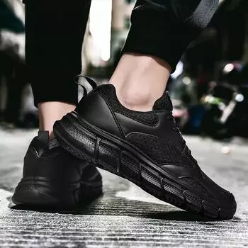 Men Casual Shoes Winter Tenis Masculino Light Shoes Men Breathable Basket Walking Sneakers Zapatillas Hombre 12 черный белый