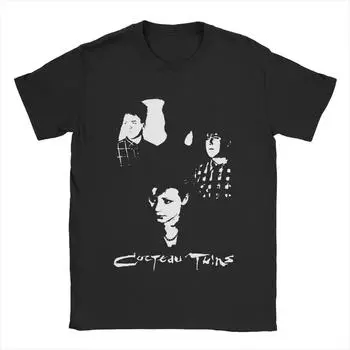 Men Cocteau Twins T Shirts Pure Cotton Tops Fun Short Sleeve Round Collar Tee Shirt Plus Size T-Shirts S чёрный