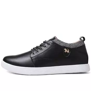 Men Elevator Shoes Height Increase Shoes Man Sneakers Sports Fashion Insole 6Cm Tall Man 38