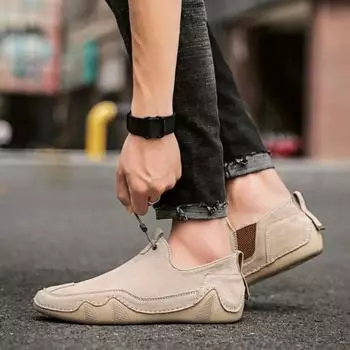 Мужская мода кожаные туфли мокасины для мужчин узор осьминог мягкие повседневные туфли 46 серый