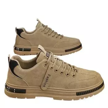 Men Fashion Sneakers Casual Autumn Vulcanized Shoes Male Walking Sport Shoes Outdoor Sneakers Male Sneakers Soft Sole Work Shoes 40 хаки