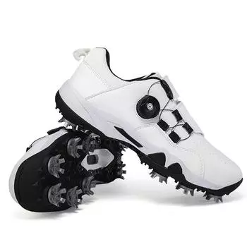 Мужские туфли для гольфа, профессиональные кроссовки для гольфа с шипами, кроссовки для уличной ходьбы, удобная спортивная обувь 36