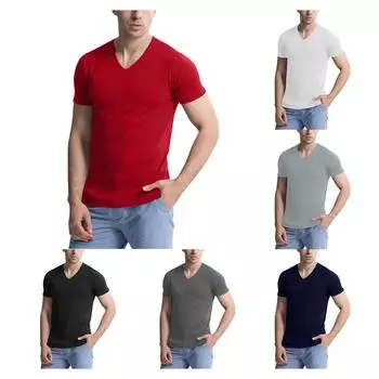 Мужская повседневная модная рубашка в полоску с короткими рукавами и лацканами XXL чёрный