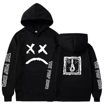 Men Hoodies 2022 The Peep Show Print Hoodies XS