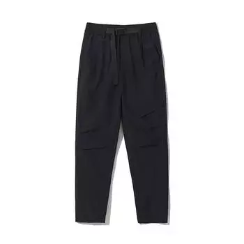 Мужские свободные брюки-джоггеры с несколькими карманами, весна-лето, мужские повседневные брюки-карго в уличном стиле с завязками на талии для фитнеса 2XL чёрный