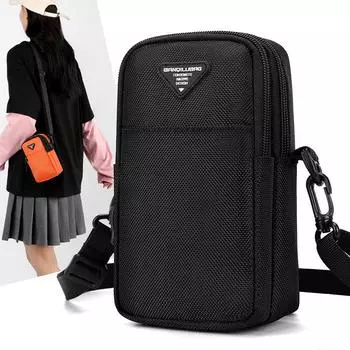 Мужская сумка для мобильного телефона, женская вертикальная сумка для путешествий на открытом воздухе, сумка через плечо для пары, поясная сумка светло-синий