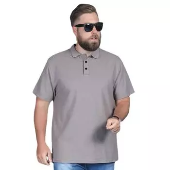 Men Plus Size Sleeve Short National Style Sports Short Sleeves Collar Loose Tops 12XL белый