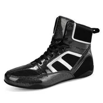 Men Professional Wrestling Shoes Comfortable Boxing Boots Original Sneakers Wear-Resisting Breathable Non-Slip Wrestling Boots 35