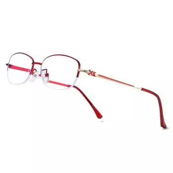 Men Reading Glasses Anti Blue Presbyopia Glasses Half Frame Farsightedness Business culos Anti Blue Light Glasses 0 degrees