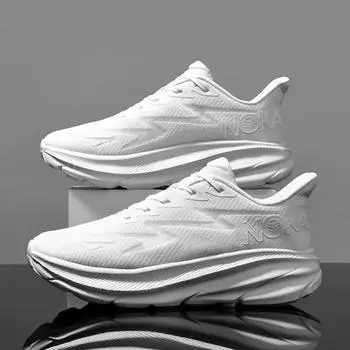 Men Running Outdoor Sports Shoes Lightweight Sneakers For Men Tenis Breathable Athletic Training Footwear Black White Size 44 45 41 белый