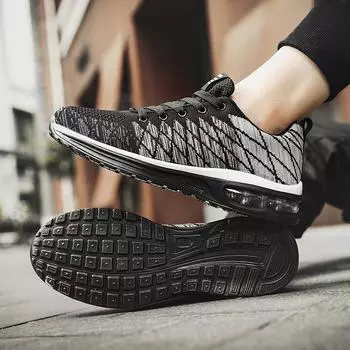 Men Running Shoes Fashion Breathable Outdoor Male Sports Shoes Sneakers Women Comfortable Air Cushion Athletic Footwear 36