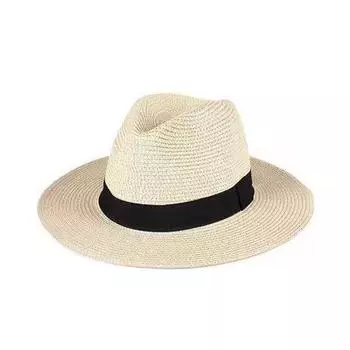 Men s Amekaji Hawaiian Straw Hat for Seaside Vacations Beige (head circumference 57) All yards