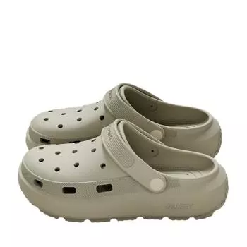 Men s and Women s EVA Clogs Garden Shoes Waterproof Casual Shoes Pool and Beach Shoes Platform Heels 38 темно-серого