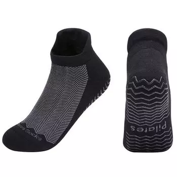 Men s and Women s Neutral All-Inclusive Fitness Yoga Socks Indoor Venue Playground Pilates Sports Socks Thickened Non-Slip Socks 2206D Black