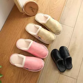 Men s and Women s New Slippers Fall/winter Household Home Indoor Floor Cotton and Linen Couple Shoes Non-slip 25(fit 35-36) темно-коричневого