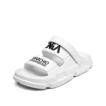 Men s and women s new summer sandals non-slip lightweight removable beach casual fashion slippers couple walking shoes sandals 36-37