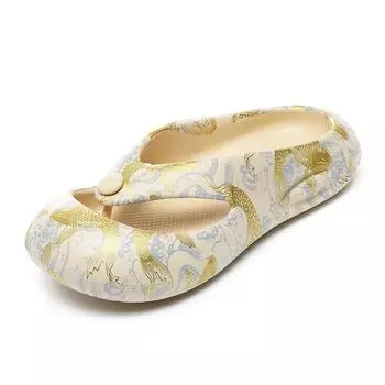 Men s and women s sandals summer flip-flops Fashion breathable beach sports casual shoes Bathroom home shoes large size 35-46 39-40