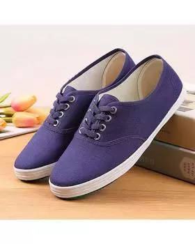 Men S And Women S Small Tennis Shoes Lace-Up Canvas Sneakers Running Casual Shoes Blue Work Shoes 34 белый