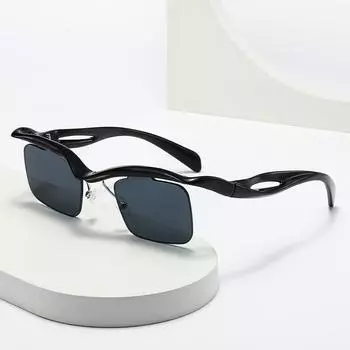 Men S And Women S Square Special-Shaped Glasses, Personalized Trend, High-Quality Sunglasses, Uv-Proof Sunglasses