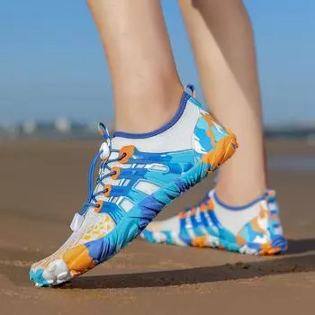 Men s and women s water shoes, speed interference water shoes, surfing beach shoes 35 чёрный