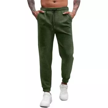 Men s Athleisure Trousers L армия зеленый