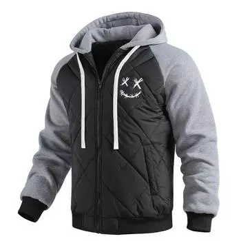 Men s Autumn and Winter Baseball Jacket Trend Sweater Casual Joker Men s Loose Coat Youth Cardigan. S