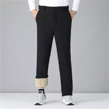 Men s Autumn and Winter Plus Size Thickened and Padded Loose Warm and Comfortable High Waisted Outdoor Sports Pants 5XL