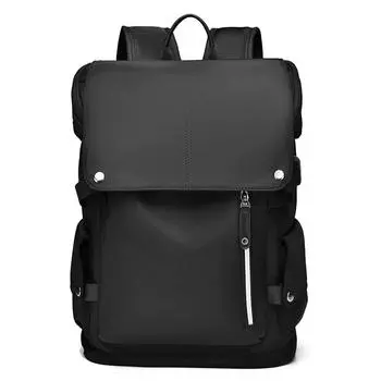 Men s Backpack: Fashionable, Trendy and Personalized Computer Backpack with Large Capacity and USB Interface. Korean Version Student Backpack 30cm *42cm *14cm