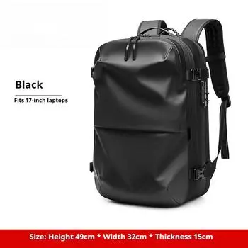 Men s Backpack, Multi-functional Travel Bag, Vacuum Compression Waterproof Business Trip, Business Computer Backpack, Large Capacity 19 inch