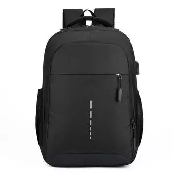 Men s Backpack Simple Fashion Travel Female Student Computer Bag чёрный