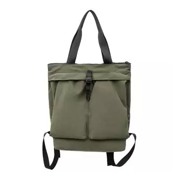 Мужской рюкзак, женская сумка, однотонная сумка через плечо, большой емкости, водоотталкивающий нейлоновый рюкзак серый