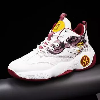 Men s Basketball Shoes Cushioned Breathable Sneakers Train Athletes High Quality Sports Shoes Non-Slip Footwear Fashion Sneakers 39