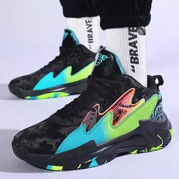Men s Basketball Shoes Cushioned Personalized Design Sneakers Train Athletes Light Sports Shoe Casual Comfortable Sneakers 36-46 36