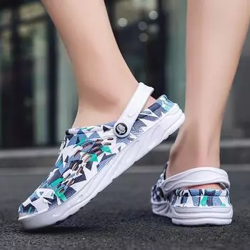 Men s Beach Shoes Breathable Lightweight Sandals Men 2024 Summer New Sandals Comfortable Slippers Non-skid Flat Shoes 40