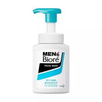 Men s Biore Foam Type Oil Clear Face Wash 150ml