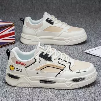 Men s board shoes spring new casual shoes fashion men s low-top sports shoes four seasons trend student shoes 39