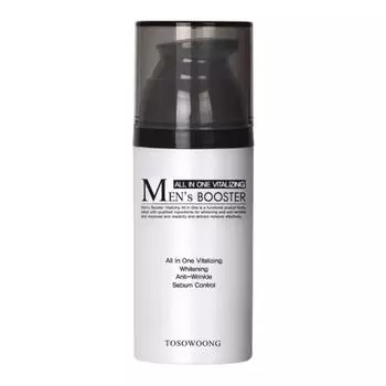 Men s Booster Vitalizing All-in-One 110 мл Мужской лосьон для кожи Эссенция в одном: увлажнение, разглаживание морщин, отбеливание, успокоение