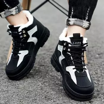 Men s Boots Warm Winter Platform Male Shoes High Quality Size 44 Cheap Non Slip Y2k Offers Comfortable New In Promotion Vintage 39