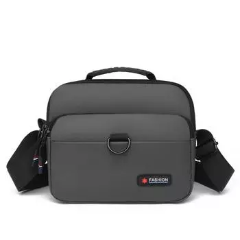 Men s Briefcase Business Shoulder Bag Large Capacity Handbag серый