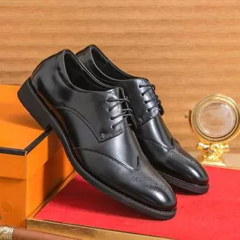 Men s Business Black Dress Casual Shoes Men Fashion Wedding Shoes Mens Comfortable Oxford Shoes Office Formal Luxury Men Shoes 40