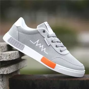 Men s canvas shoes new men s shoes trend soft sole deodorant casual sports shoes versatile board shoes 39