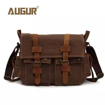 Мужская сумка через плечо из холста, сумка через плечо в европейском и американском стиле, мужская повседневная сумка, мужская сумка